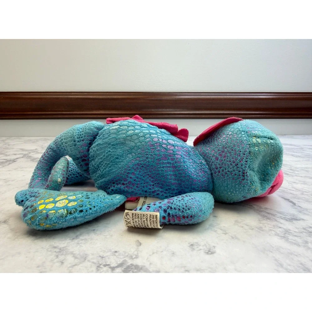 Cutetitos Partyitos Blue Dragon Plush Shimmer Basic Fun 39189 Collectible 7.5